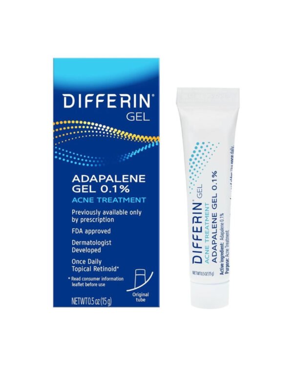 ADAPALENE GEL 0.1% ACNE TREATMENT, DIFFERIN