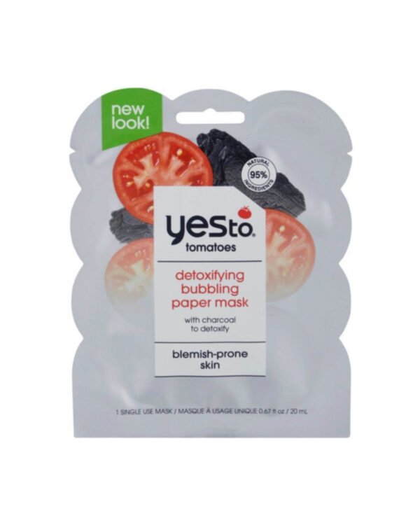DETOXIFYING BUBBLING PAPER MASK, YES TO