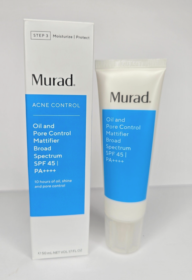 MURAD Oil and Pore Control Mattifier SPF 45 Acne Control Moisturizer