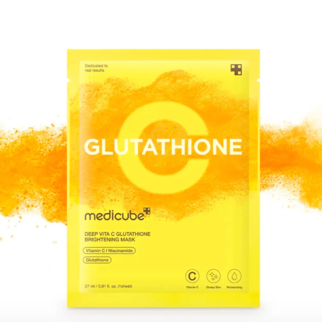 MEDICUBE Deep Vita C Glutathione Brightening Mask
