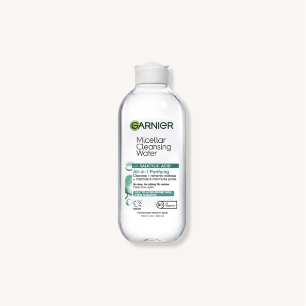 GARNIER  SkinActive Micellar Cleansing Water and Makeup Remover with Salicylic Acid