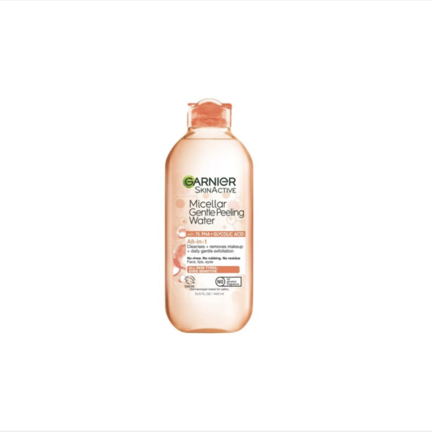GARNIER  Micellar Cleansing Peeling Water with 1% PHA + Glycolic Acid