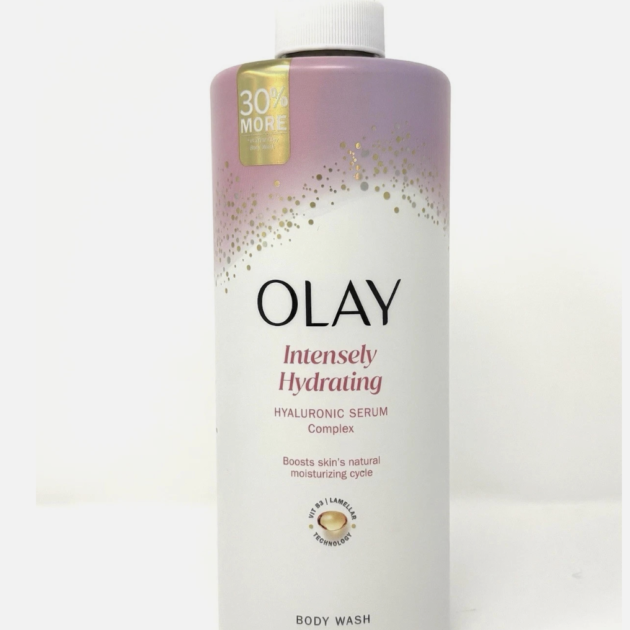 OLAY Intensely Hydrating Body Wash with Hyaluronic Serum Complex, 26 oz