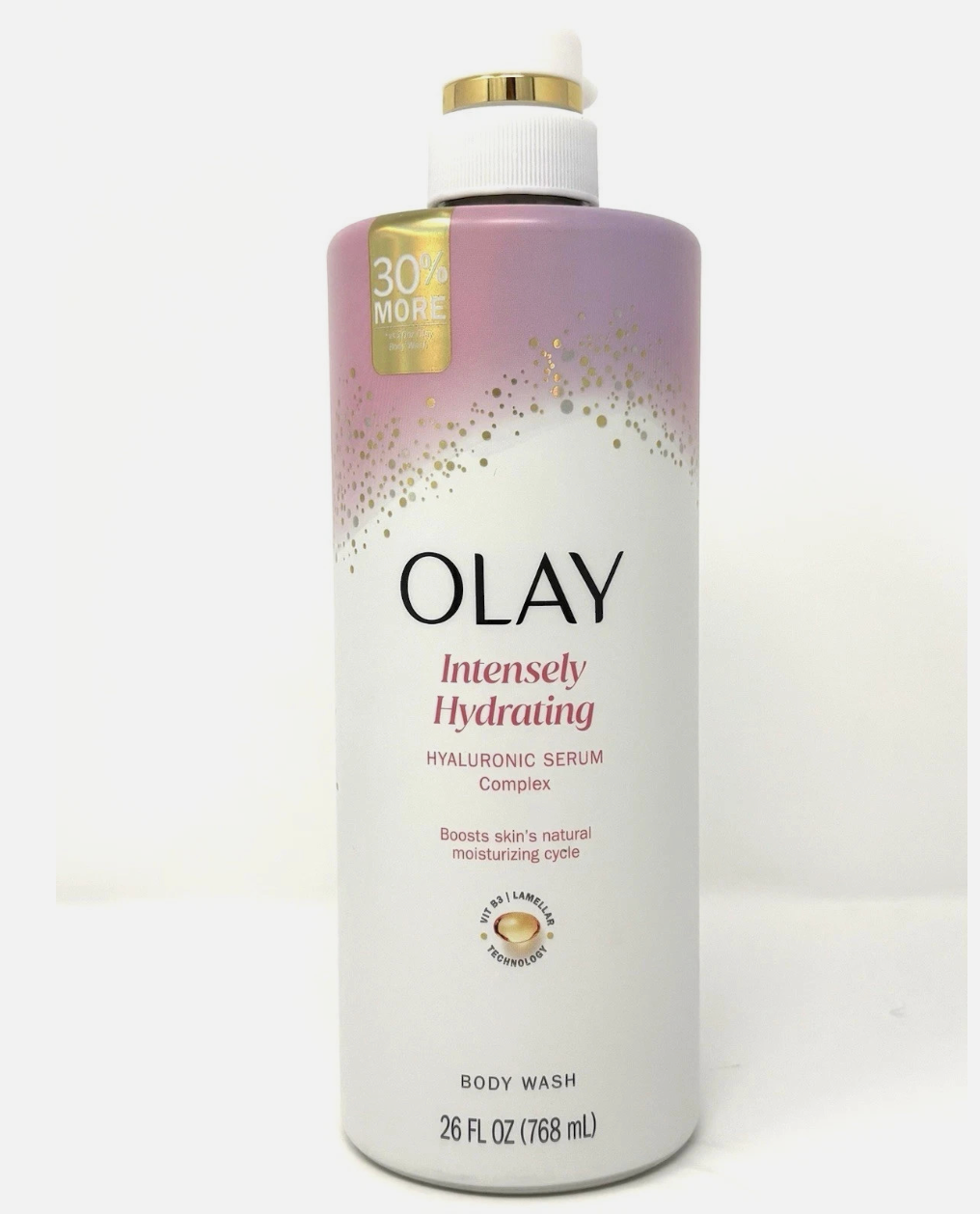 OLAY Intensely Hydrating Body Wash with Hyaluronic Serum Complex, 26 oz