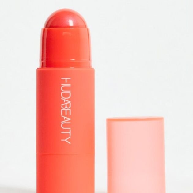 HUDA BEAUTY Cheeky Tint Blush Stick Coral Cutie